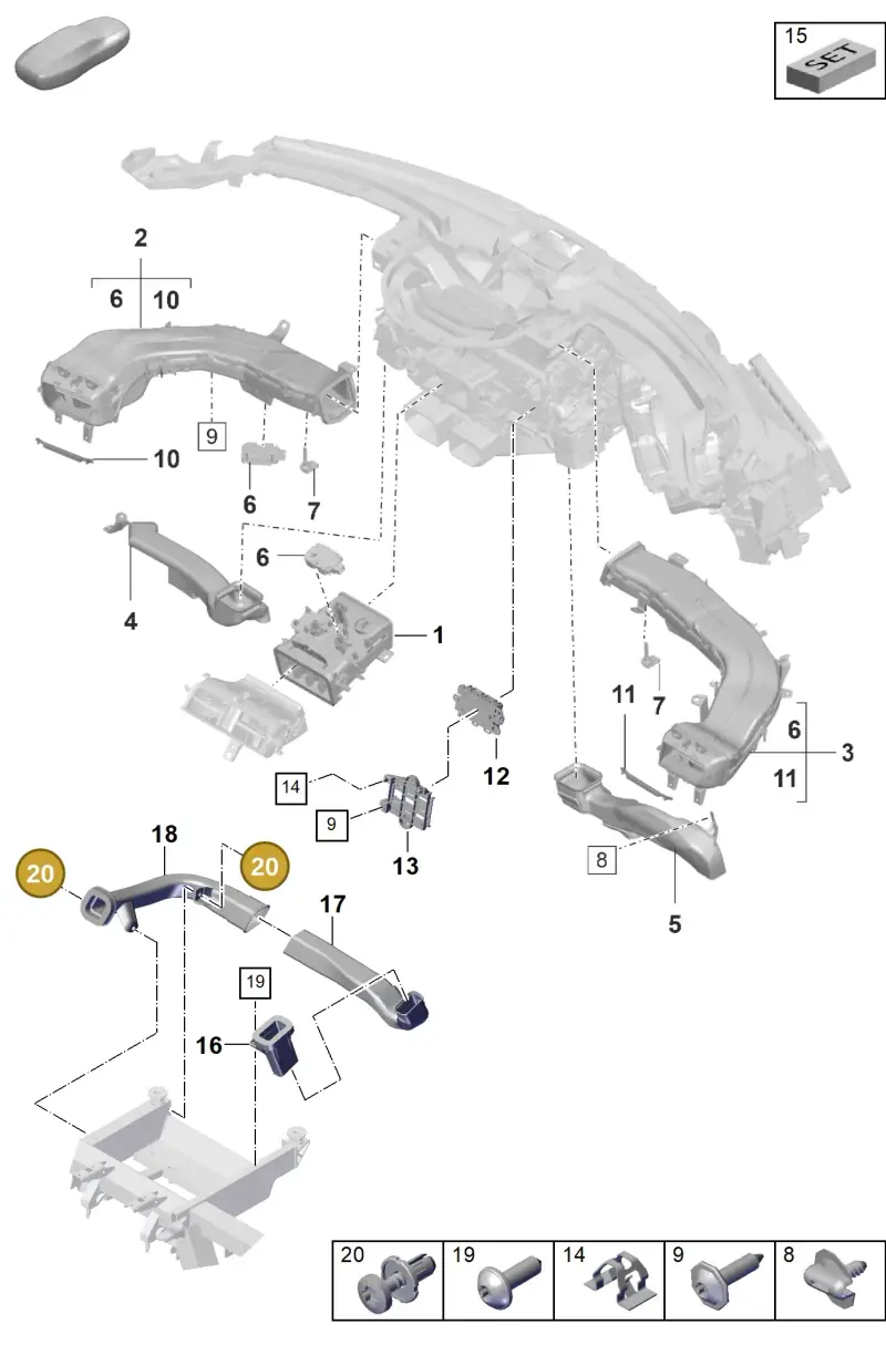 N90779401 Volkswagen Spreader Rivet