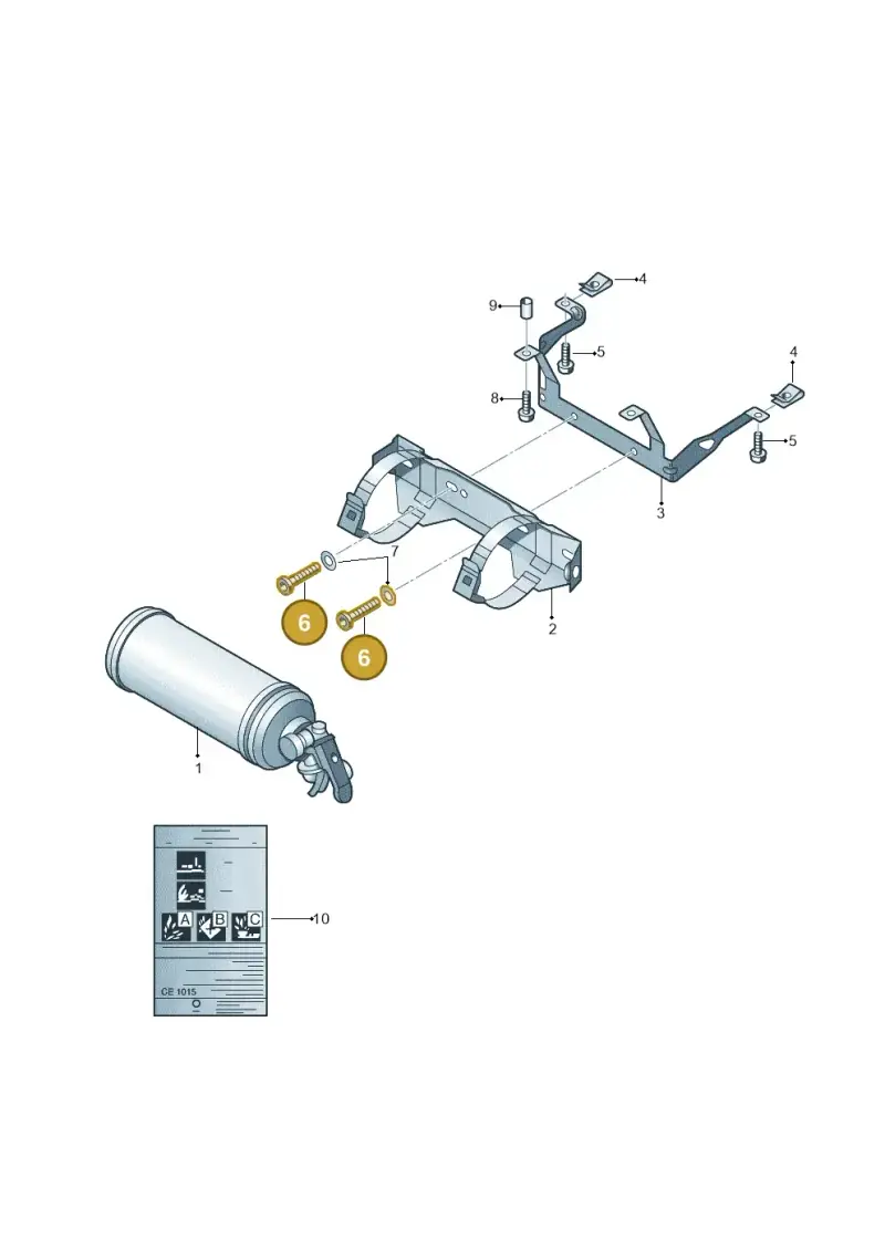 N90893002 Volkswagen Hexagon Socket Head Bolt