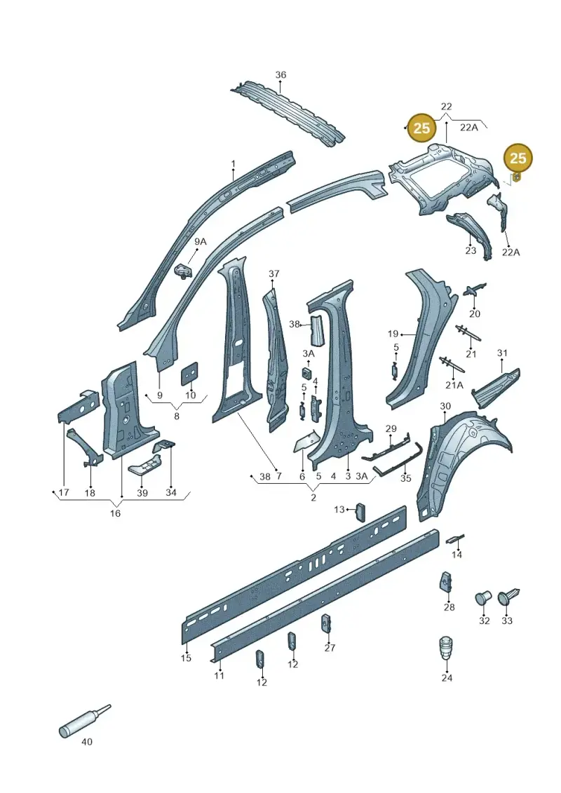 N90895601 Volkswagen Welded Nut
