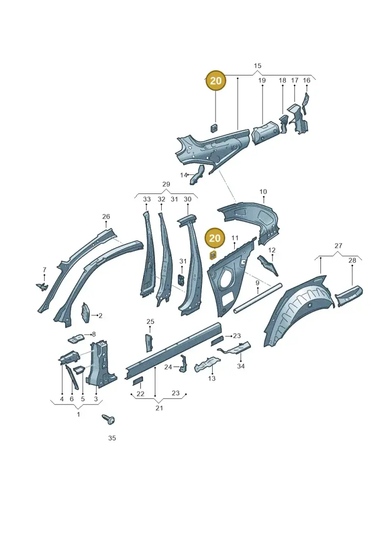 N90895602 Volkswagen Welded Nut