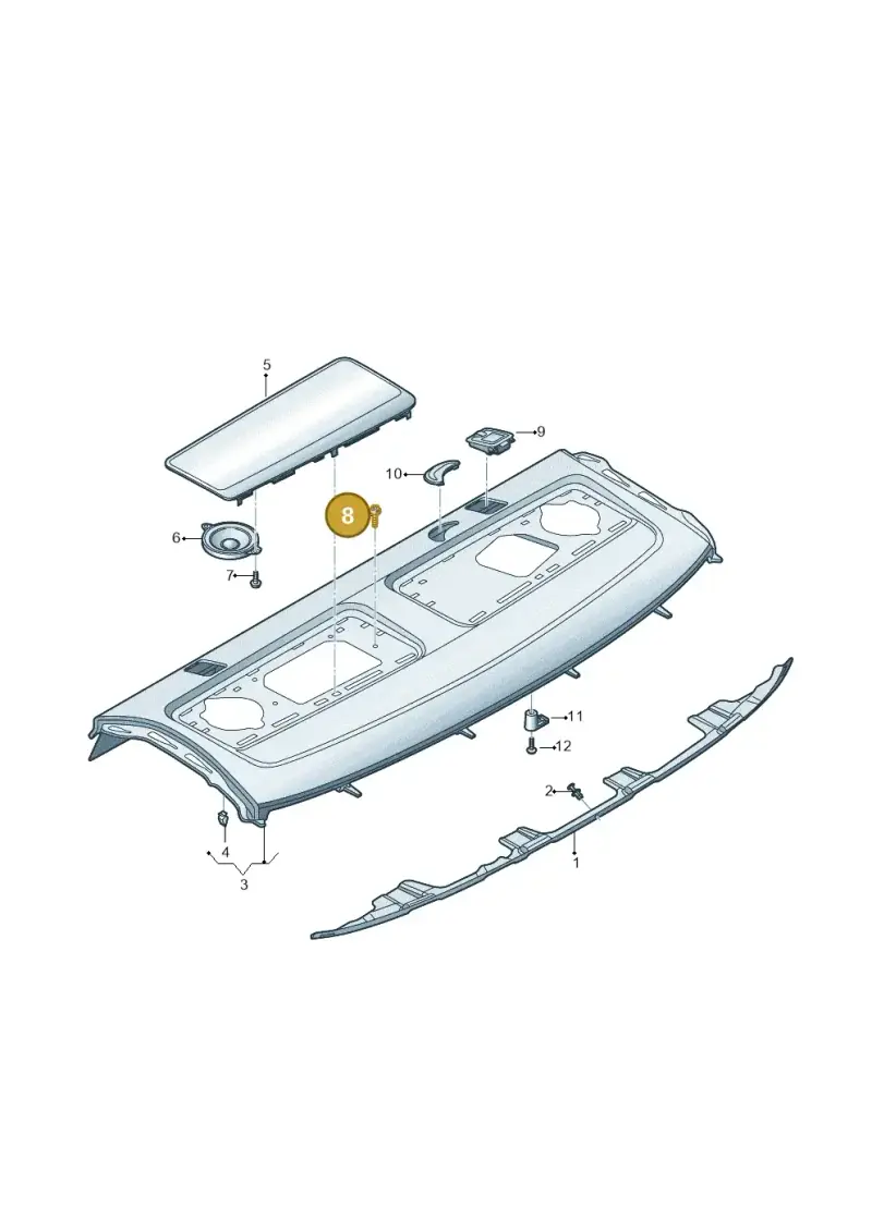 N90897402 Volkswagen Hexagon Socket Head Panel Bolt