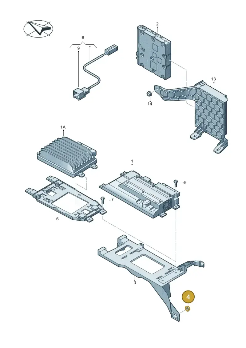 N90946402 Volkswagen Double Stud with Hexagon Drive