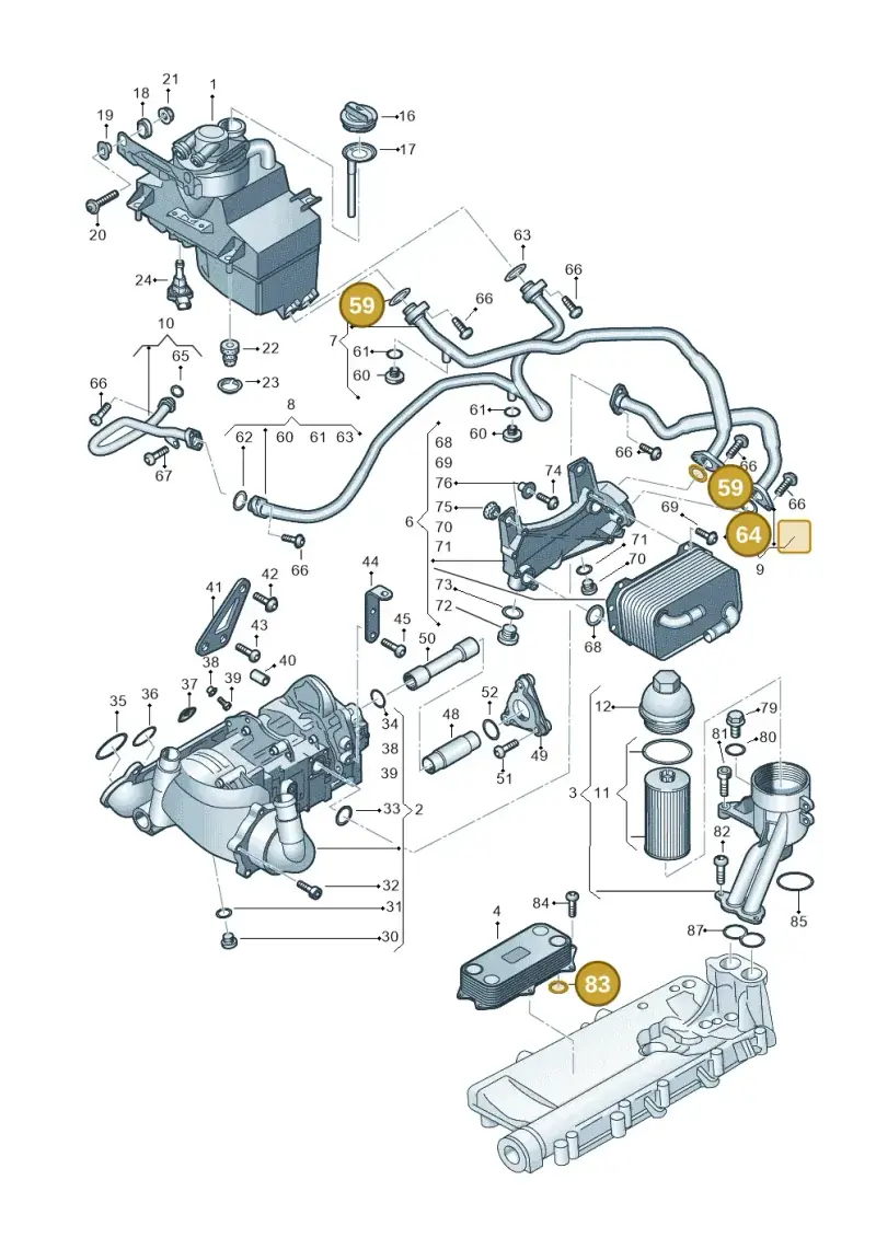 N90958101 Volkswagen O-Ring