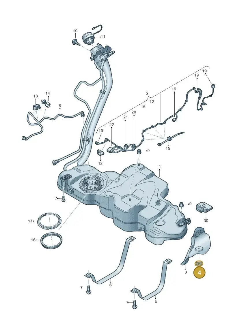N90963802 Volkswagen Clamping Washer