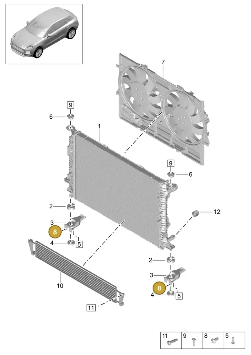 N90967502 Volkswagen Hexagon Socket Head Panel Bolt