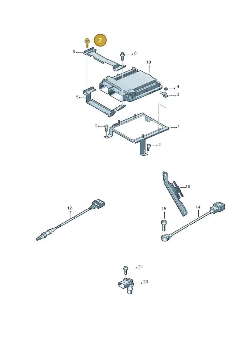 N90980304 Volkswagen Sheer Bolt Self-Locking