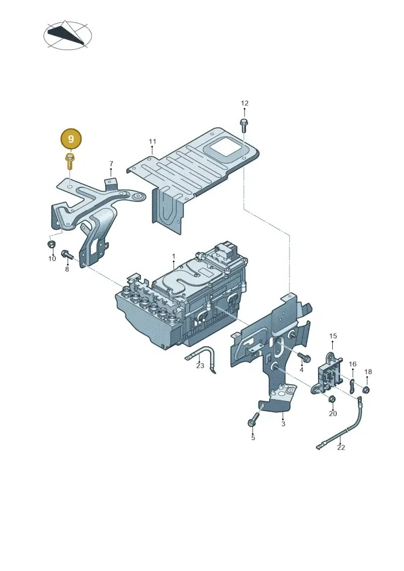 N91066102 Volkswagen Hexagon Head Bolt (Combi)