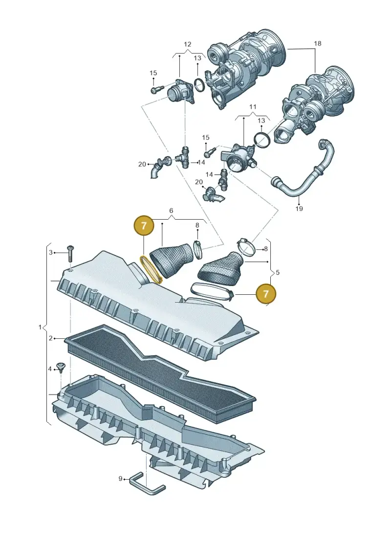 N91140201 Volkswagen Clamping