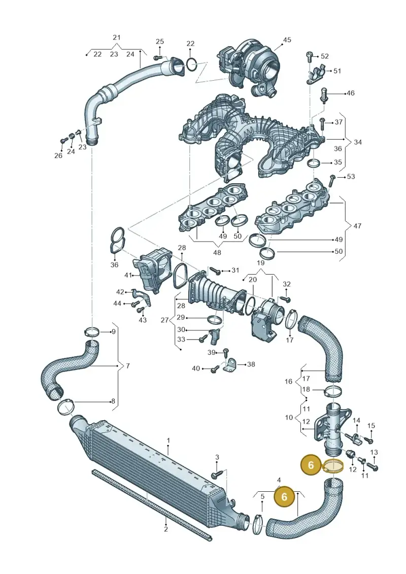 N91175901 Volkswagen Clamping
