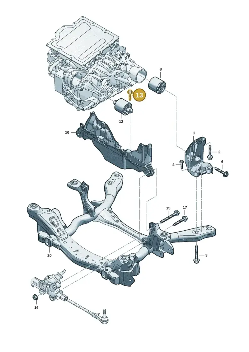 N91218901 Volkswagen Hexagon Head Bolt (Combi)