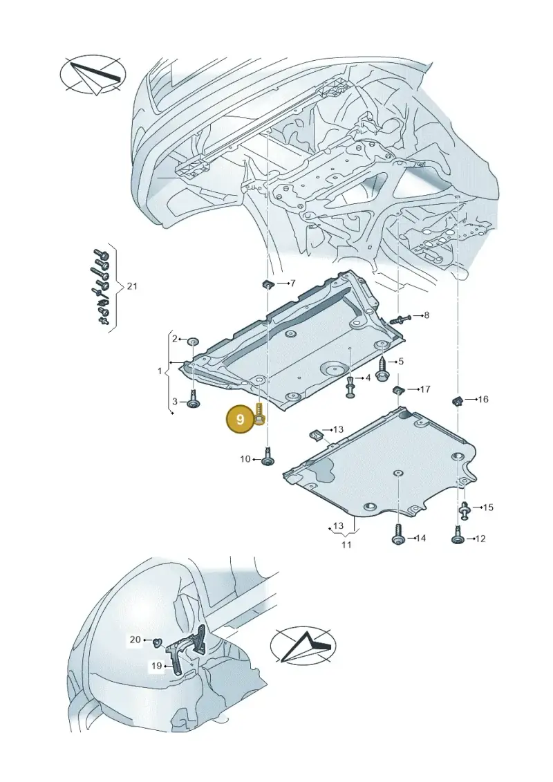 N91270401 Volkswagen 12-Point Head Bolt