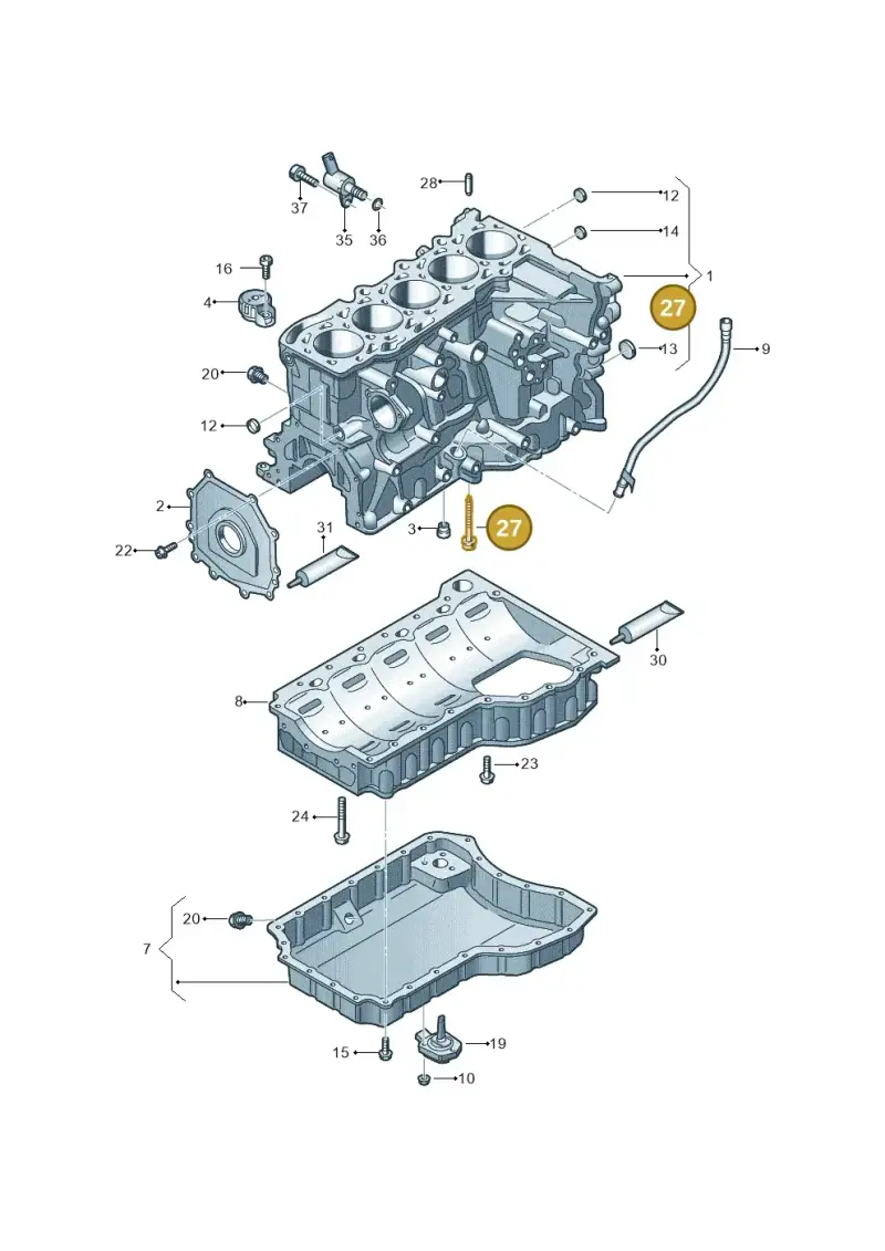 WHT000007A Volkswagen Bearing Screw
