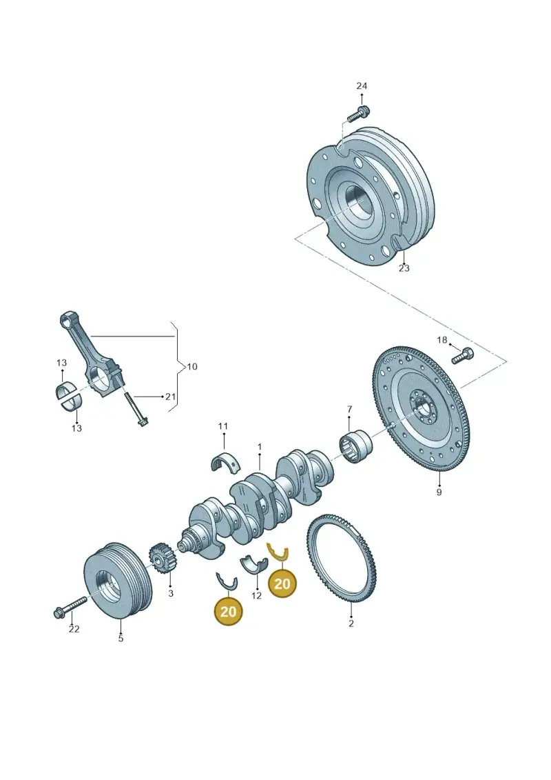 WHT000033AA Volkswagen Thrust Washer