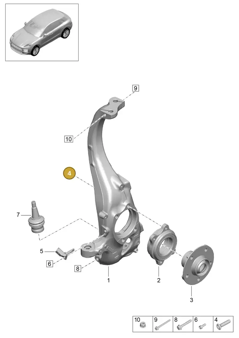 WHT000237B Volkswagen Ball Screw