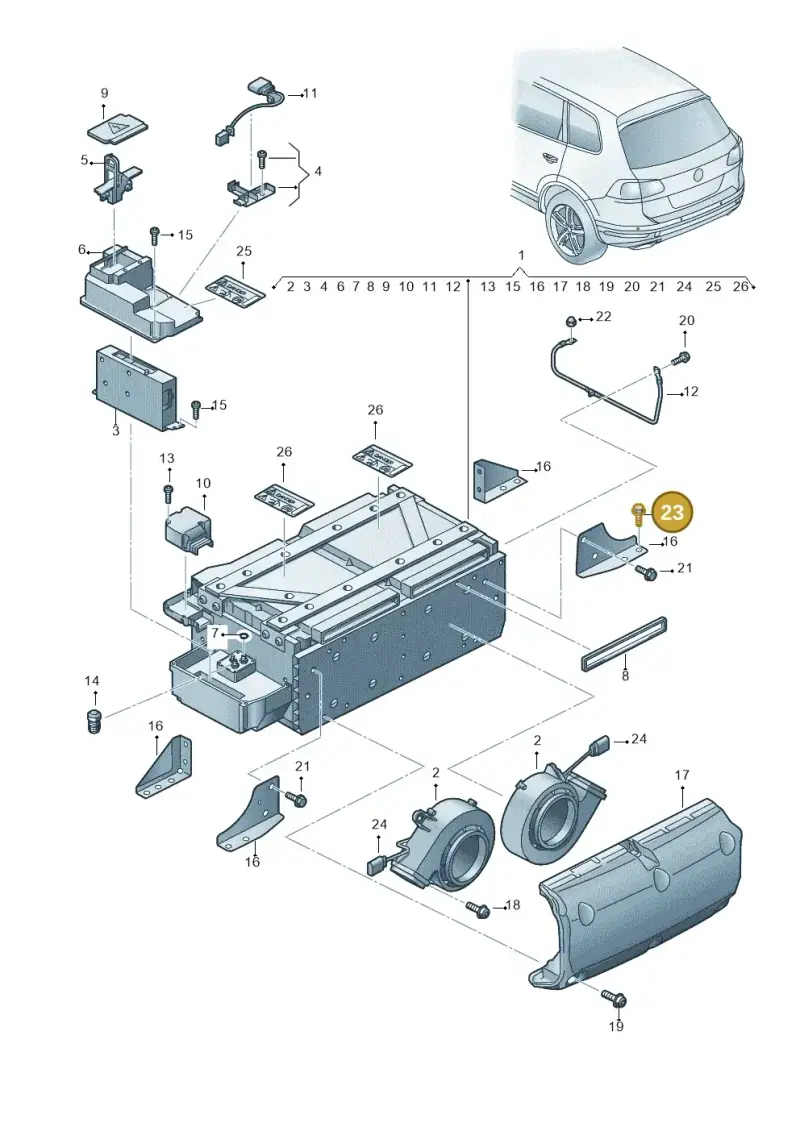 WHT000716A Volkswagen Round Head Screw