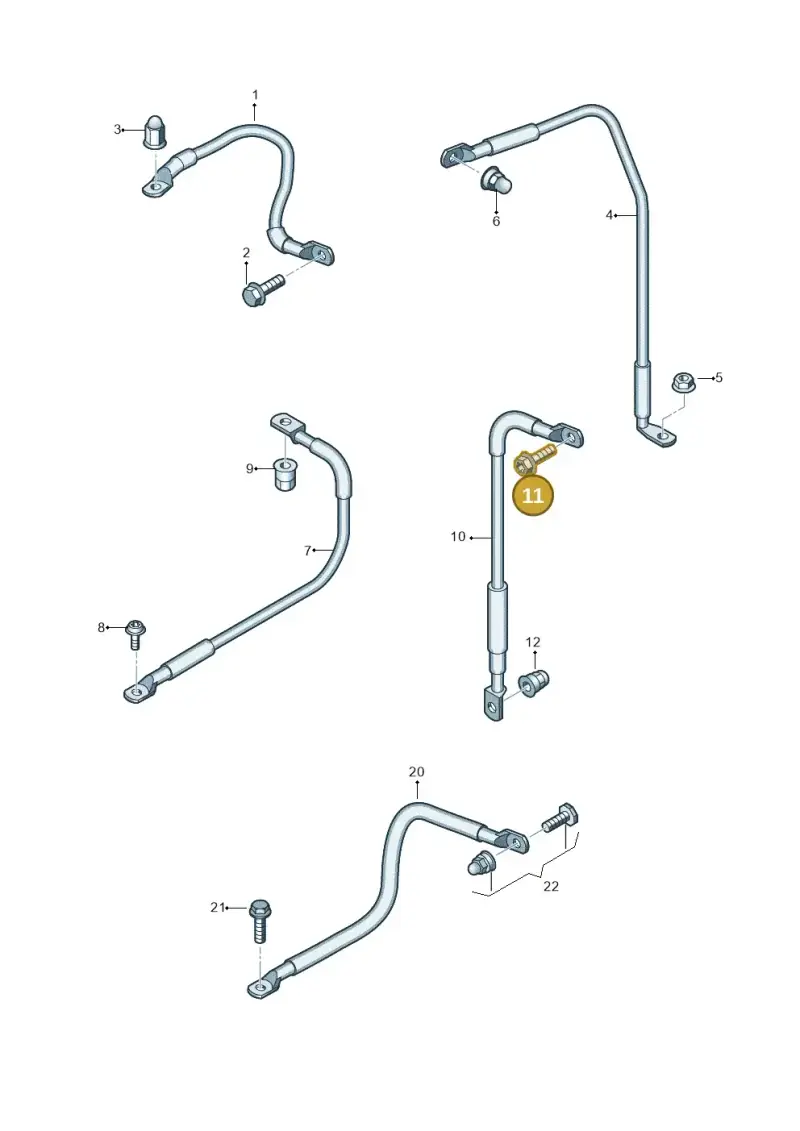 WHT000836 Volkswagen Screw
