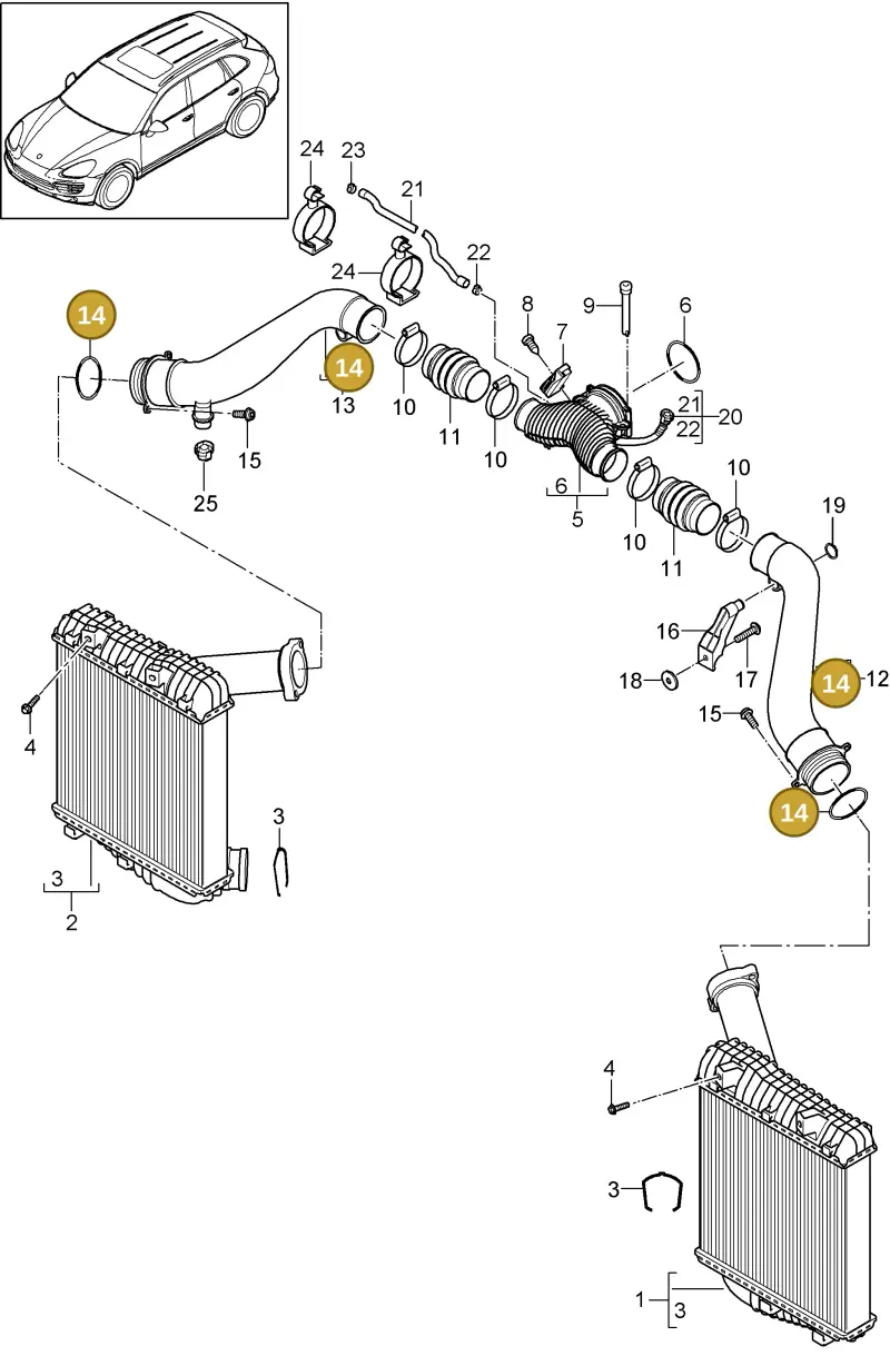WHT001018 Volkswagen O-Ring