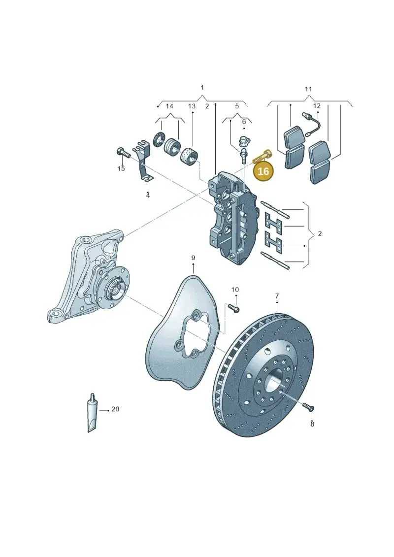 WHT001330A Volkswagen Screw