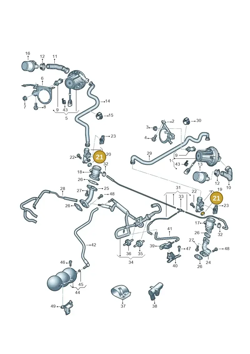 WHT001825A Volkswagen O-Ring