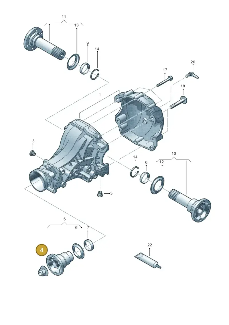 WHT001896 Volkswagen Collar Nut