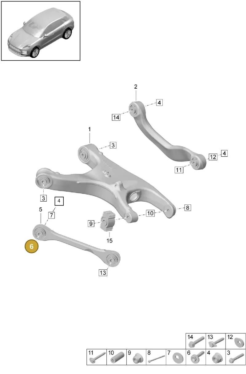 WHT002053 Volkswagen Eccentric Bolt