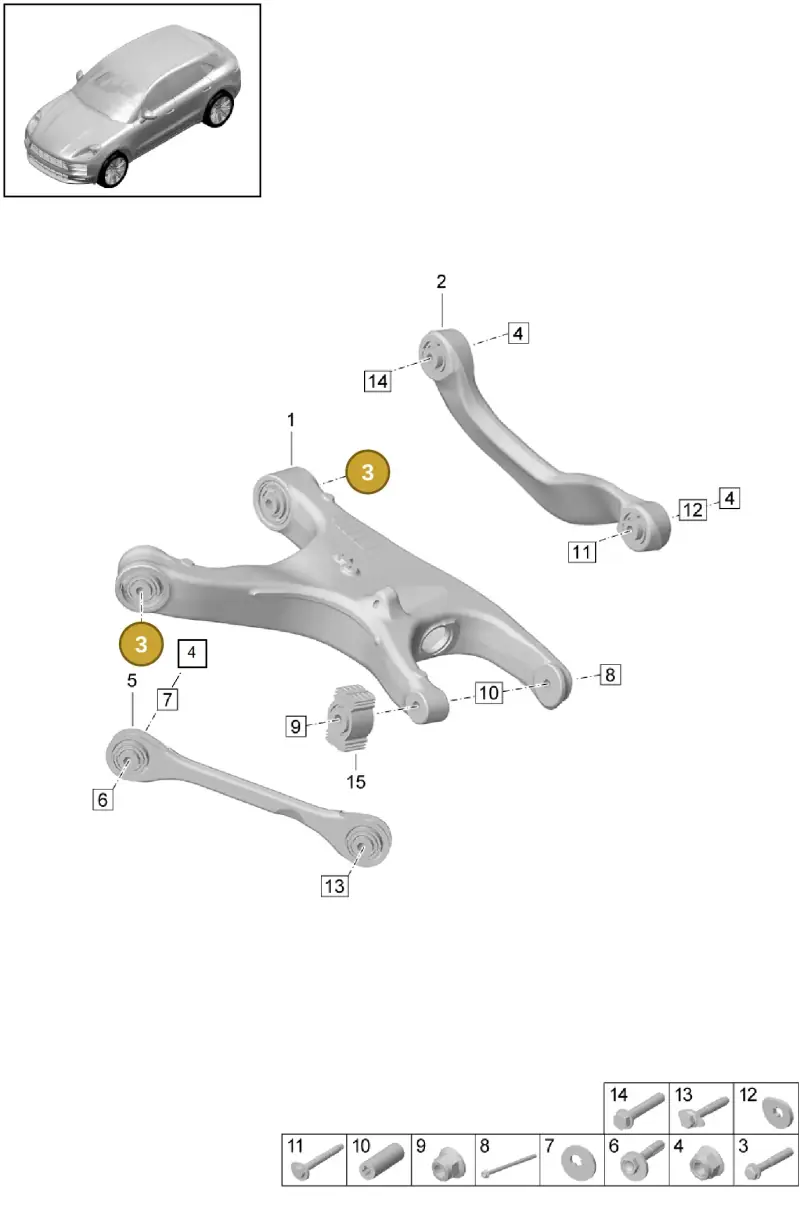 WHT002479 Volkswagen Hexagon Head Bolt (Combi)