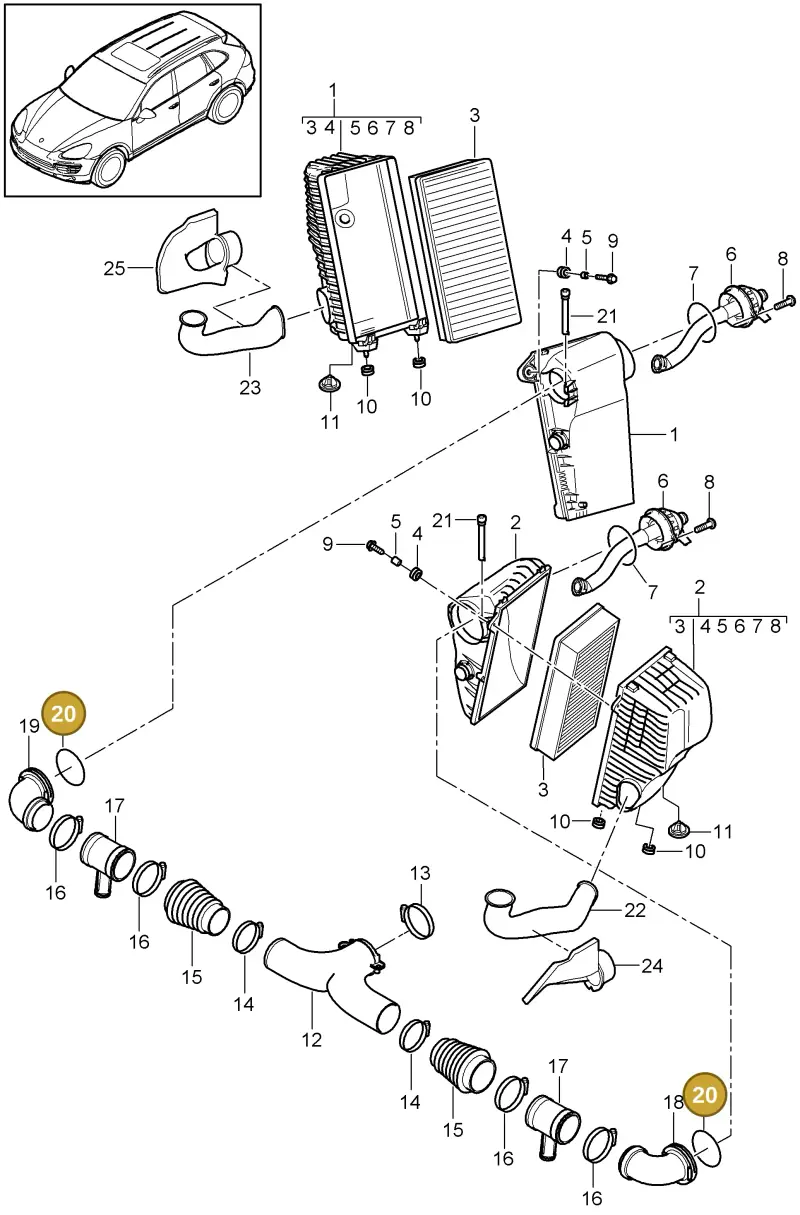 WHT003227C Volkswagen O-Ring