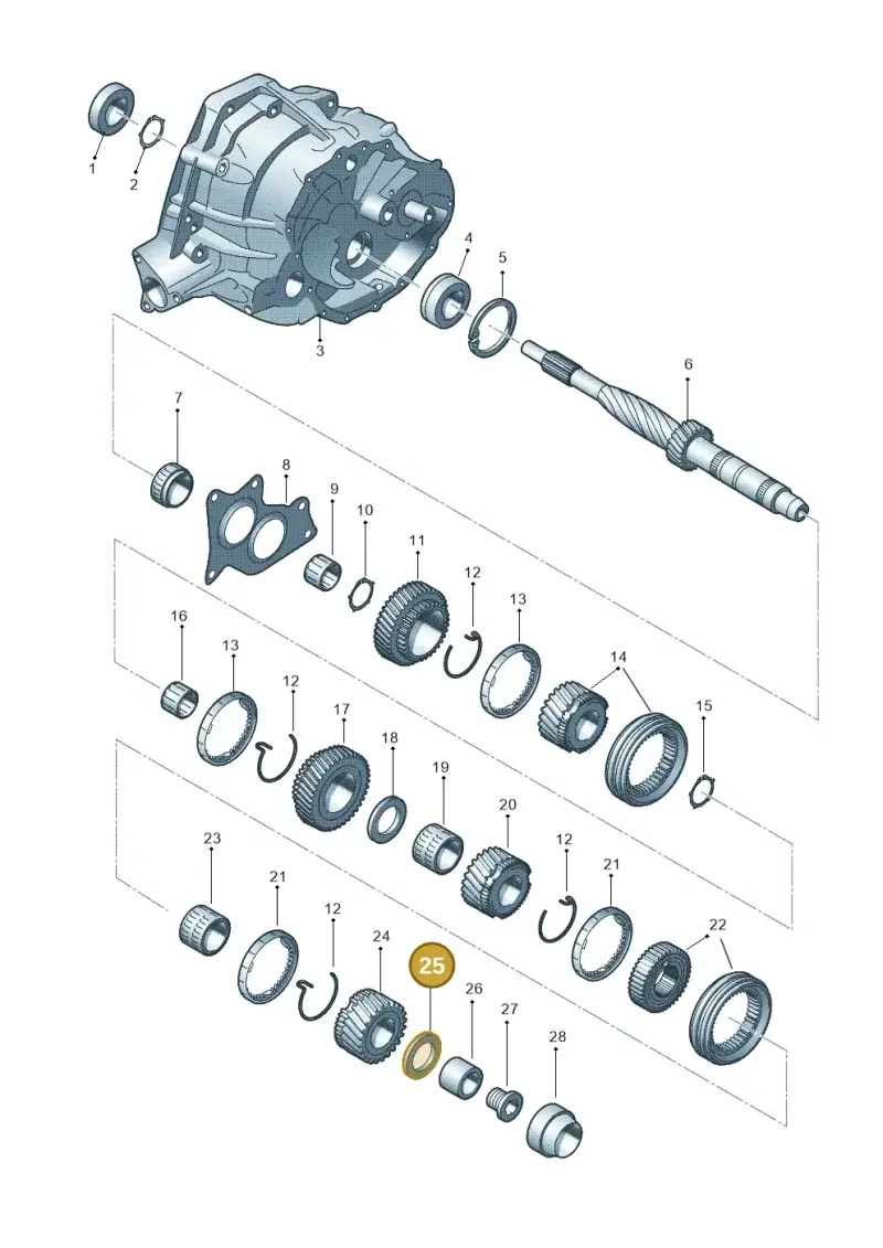 WHT003305 Volkswagen Thrust Washer