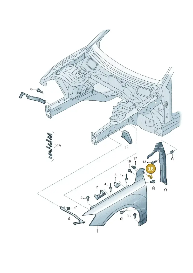 WHT003358 Volkswagen Hexagon Socket Head Bolt (Combi)