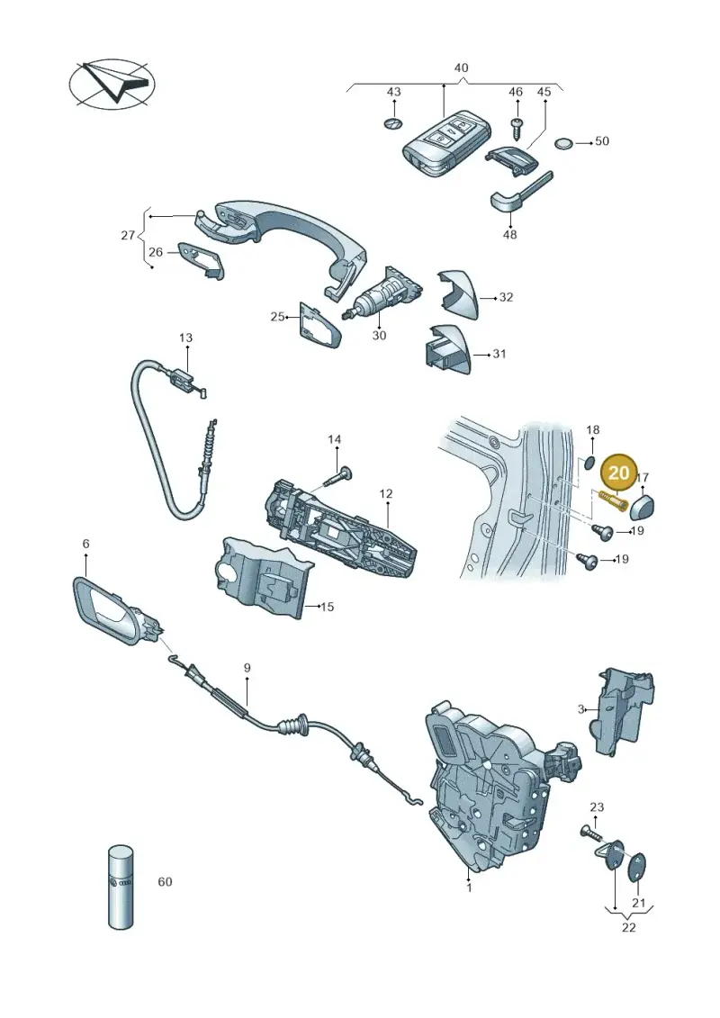 WHT003393A Volkswagen Hexagon Socket Head Bolt (Combi)