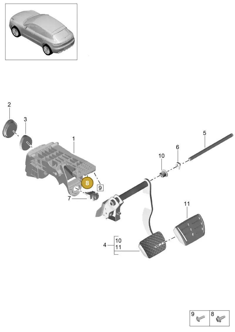 WHT003698 Volkswagen Hexagon Head Bolt (Combi)