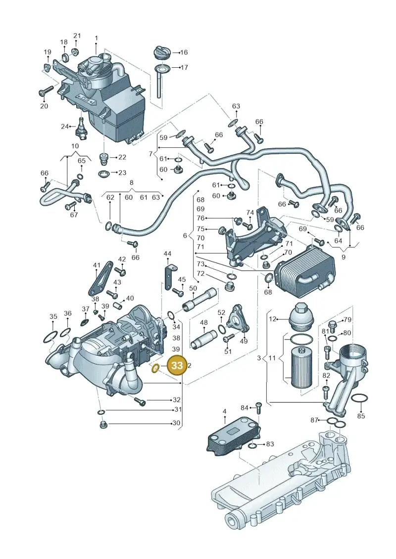 WHT003731 Volkswagen O-Ring