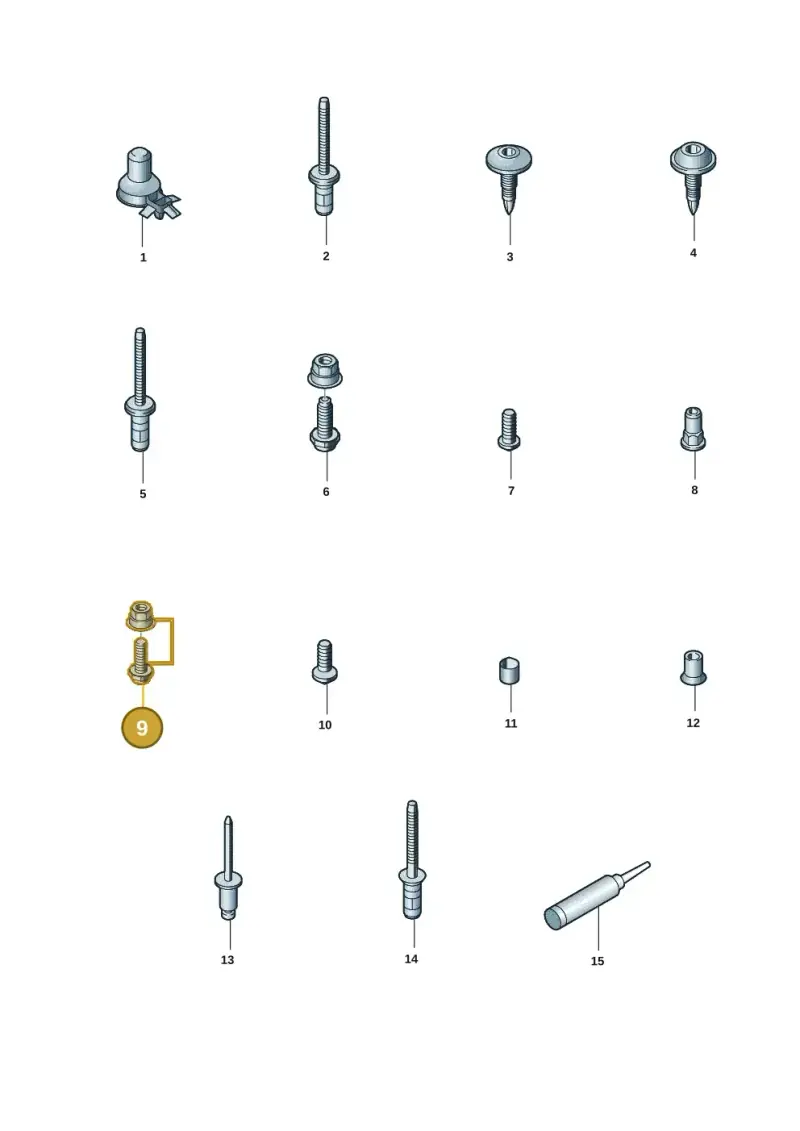 WHT003941 Volkswagen Weld Screw