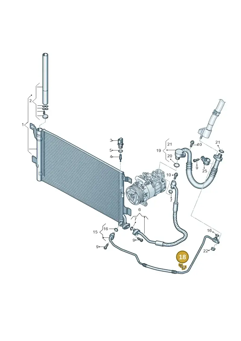 WHT005244 Volkswagen Clip