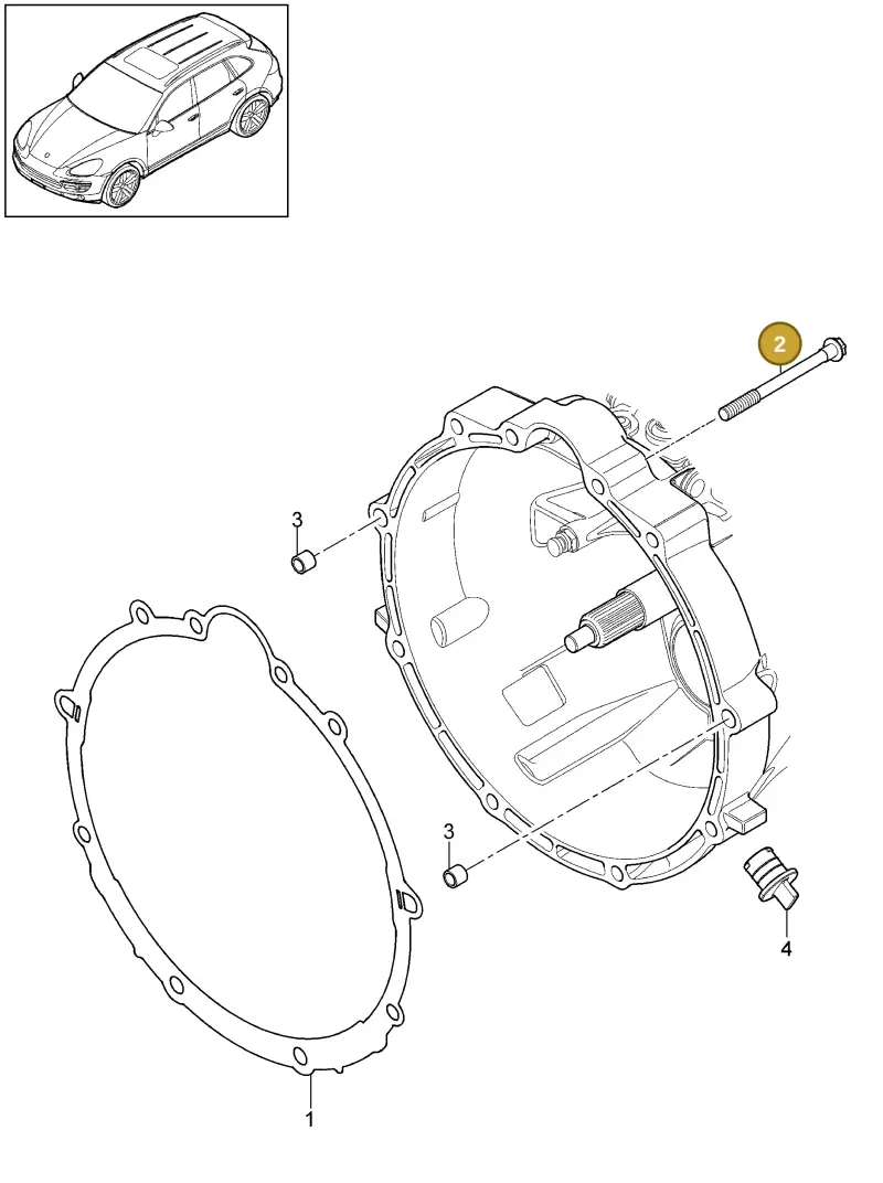 WHT005297 Volkswagen Hexagon Head Bolt