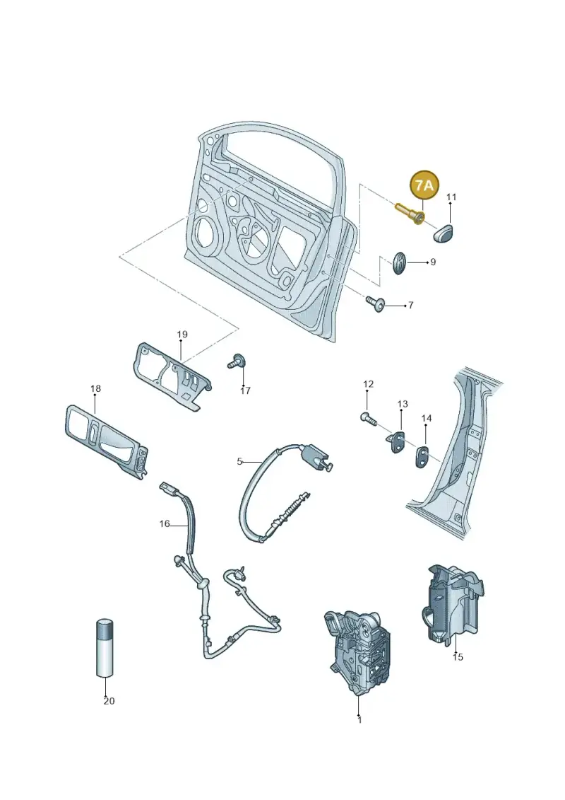 WHT005316 Volkswagen Locating Bolt