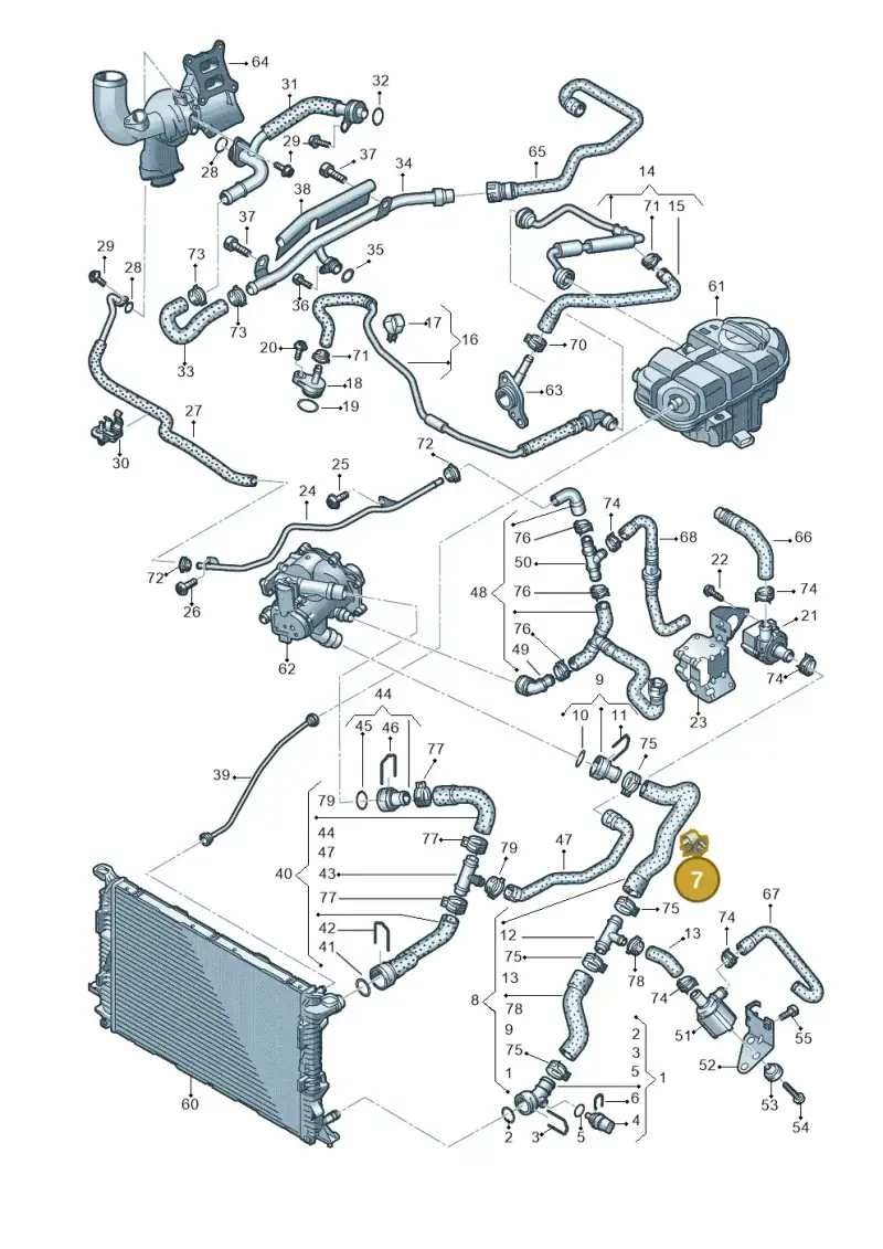 WHT005366 Volkswagen Bracket