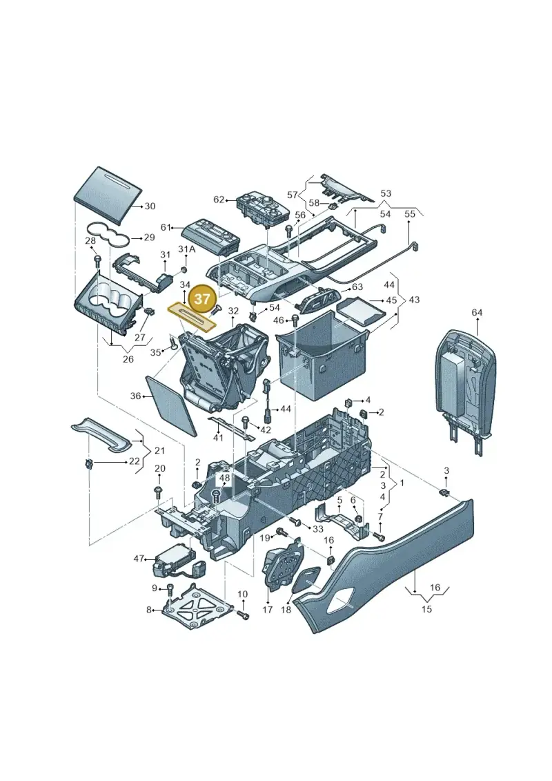 WHT005452 Volkswagen Hexagon Socket Countersunk Bolt
