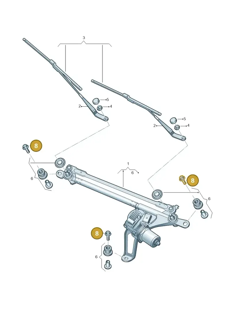 WHT005456 Volkswagen Hexagon Head Self-Tap Bolt (Combi)