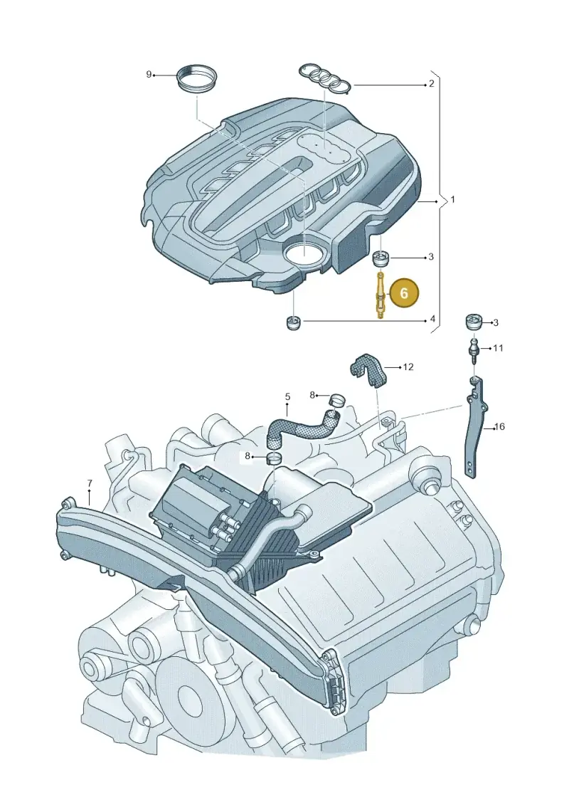 WHT005484 Volkswagen Ball Pin