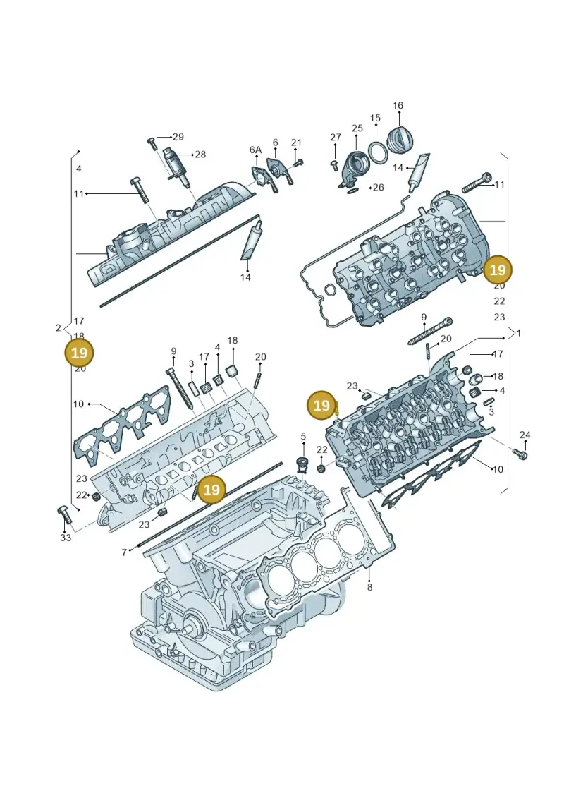WHT005666 Volkswagen Threaded Pin