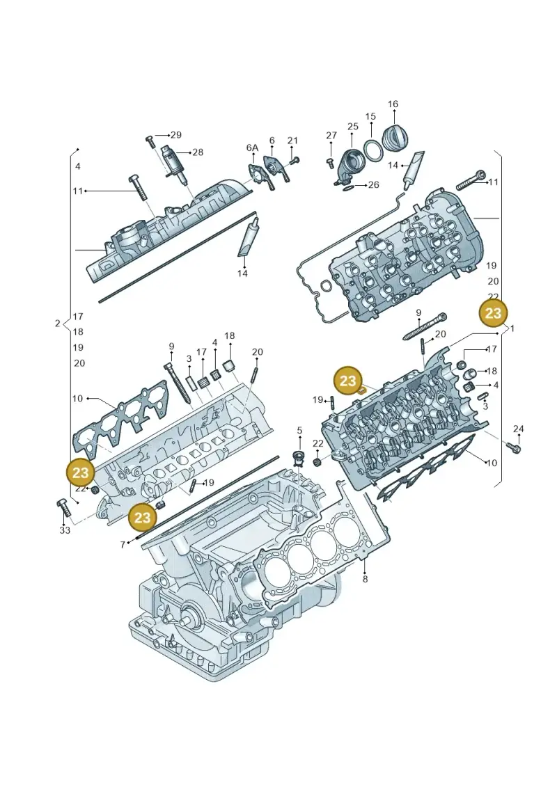 WHT005667 Volkswagen Nut Square