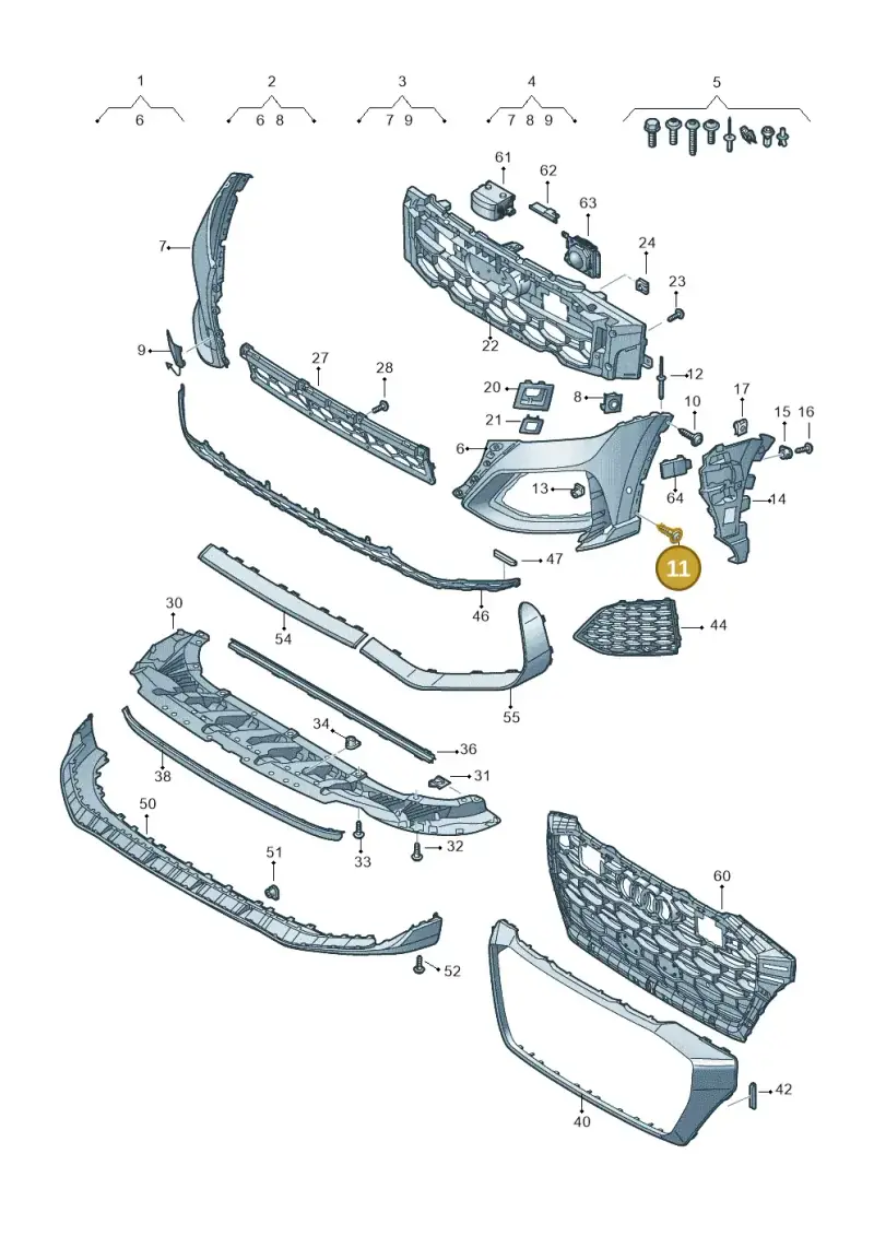 WHT005764 Volkswagen Shouldered Bolt