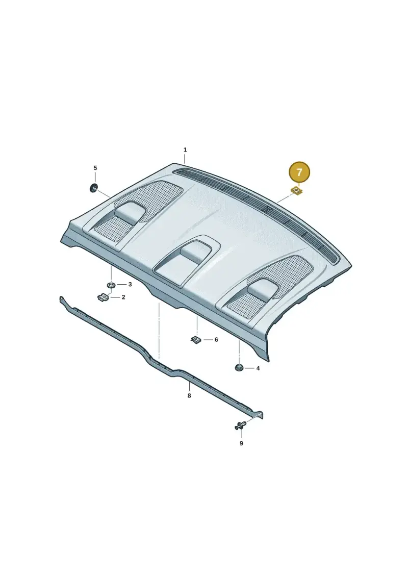 WHT006122 Volkswagen Clip