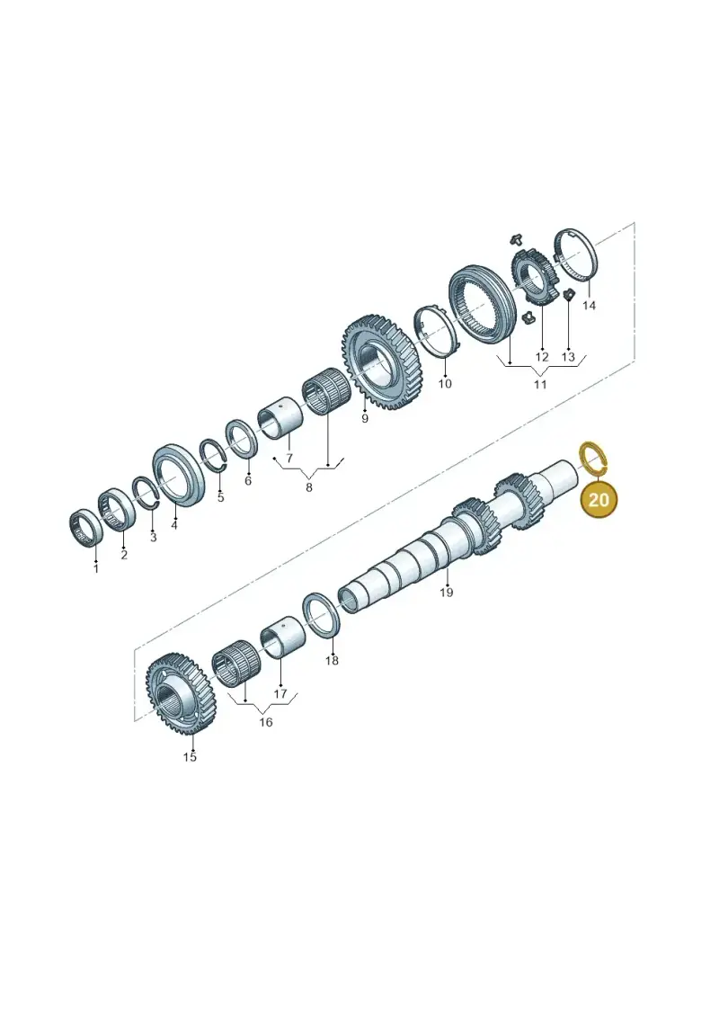 WHT006186B Volkswagen Securing Ring