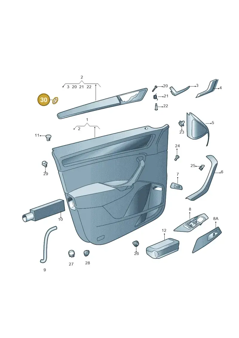 WHT006661 Volkswagen Clamping Washer