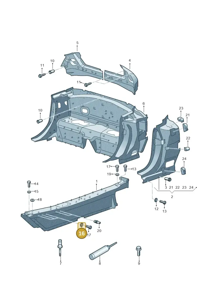 WHT006724 Volkswagen Washer