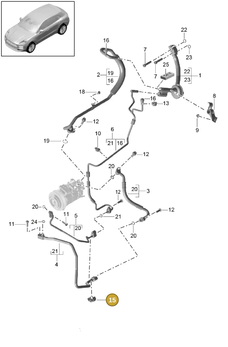 WHT006919 Volkswagen Bracket