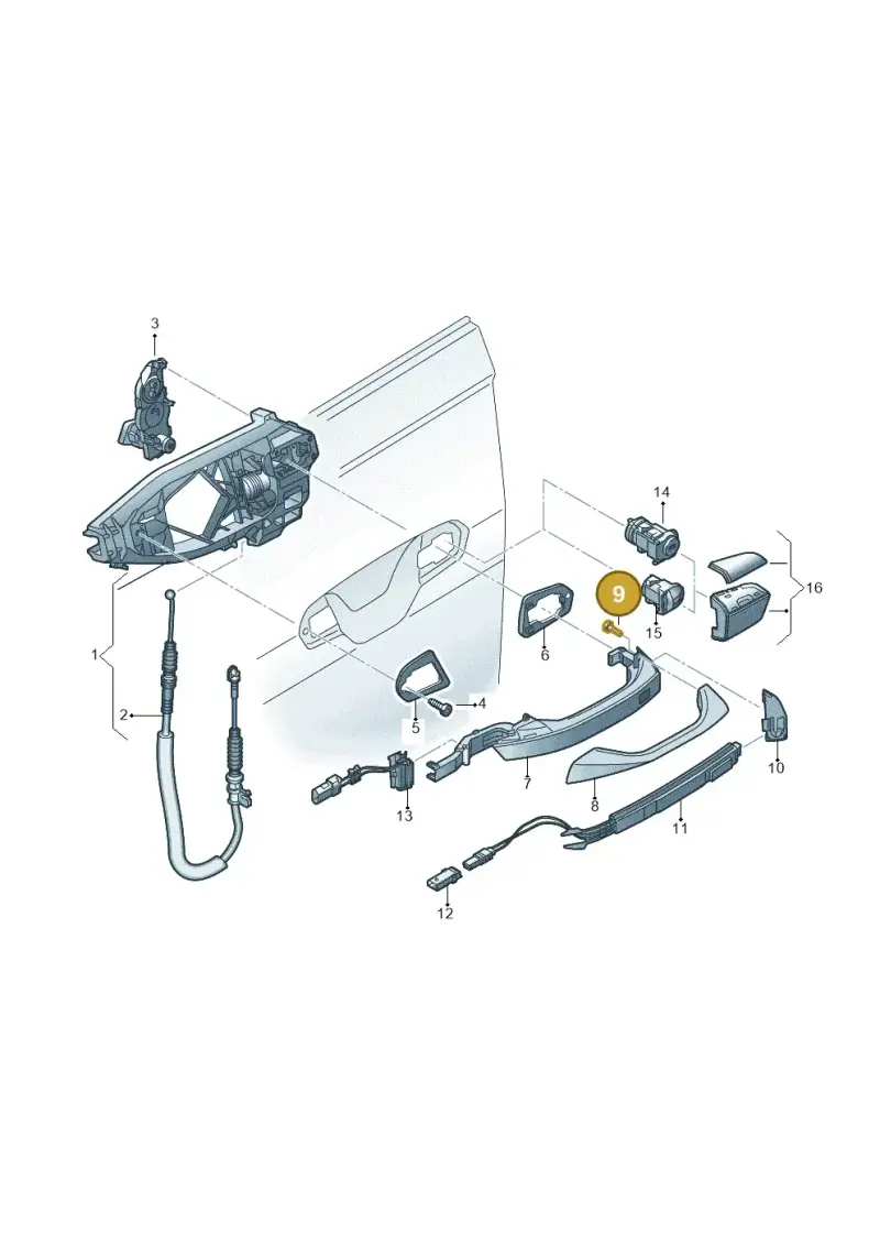 WHT007097 Volkswagen Hexagon Socket Head Bolt
