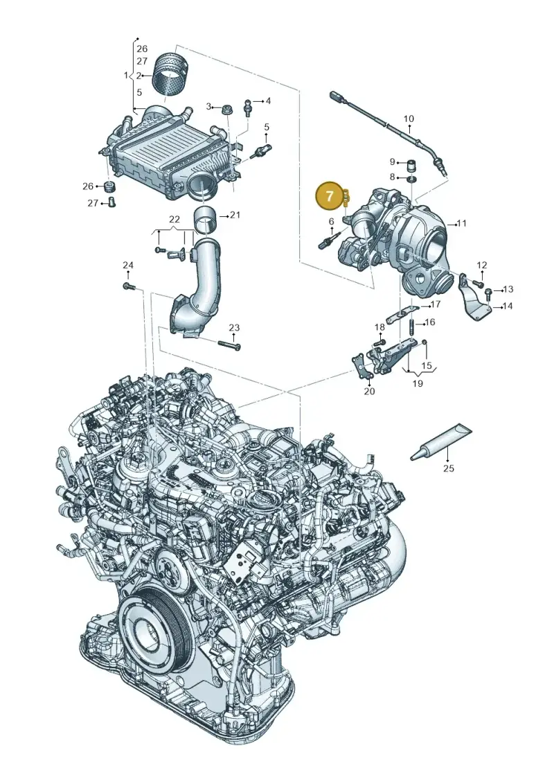 WHT007154 Volkswagen Ball Pin